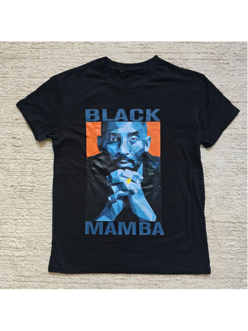 Men's PFR New York Black Mamba Graphic Tee, Size L, Black and Blue